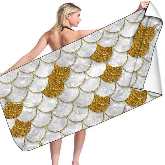 Toalla de Baño Microfibra 3D con Diseño Playa - Rectangular Premium - Image 29
