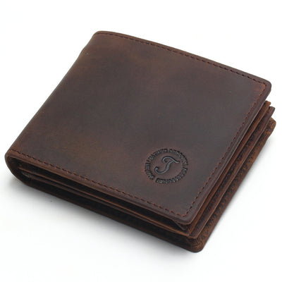 Billetera Vertical de Cuero Genuino Anti-Robo para Hombre - Image 3