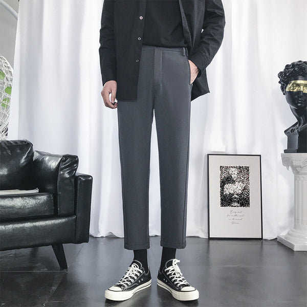 Pantalón Chino Slim Cropped para Hombre