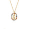 Sterling Plateado Letter Necklace Female Niche Design Sense Q
