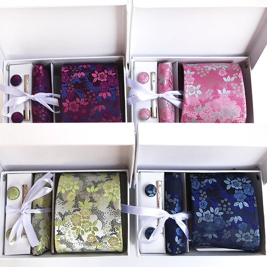 Estuche de Regalo Corbatas para Hombre - Set 6 Piezas Traje Ejecutivo