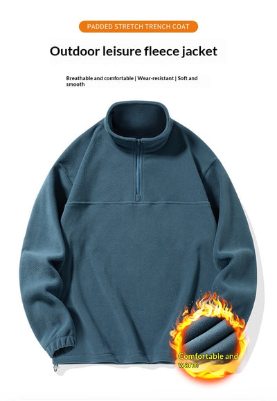 Suéter de Invierno en Lana de Cordero con Forro Polar para Hombre - Image 17