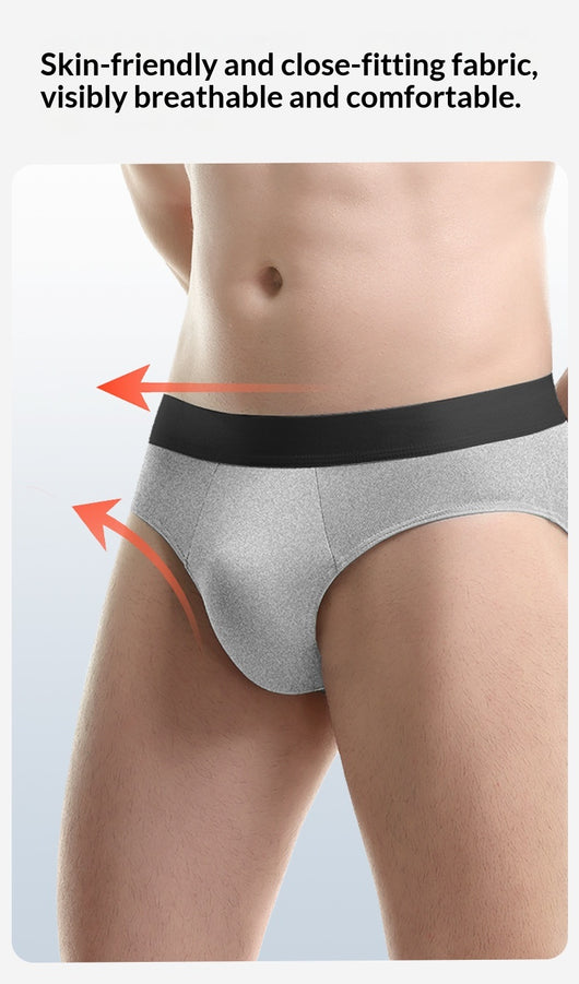 Calzoncillos Hombre Talla Grande Estilo Europeo - Tela Seda de Hielo Transpirable - Image 8