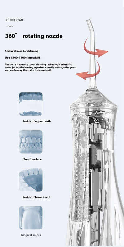 Irrigador Bucal Portátil - Removedor de Sarro Dental Eléctrico - Image 16