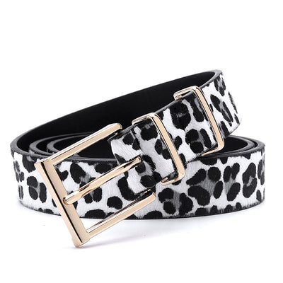 Cinturón de Crin de Caballo con Estampado Leopardo - Estilo Creativo Femenino - Image 11