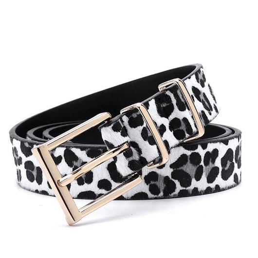 Cinturón de Crin de Caballo con Estampado Leopardo - Estilo Creativo Femenino - Image 11