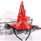 Diadema de Sombrero de Bruja para Halloween con Encaje y Lentejuelas