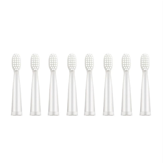 Four black soft-bristle replacement toothbrush heads for an automatic ultrasonic wave toothbrush. - Image 16