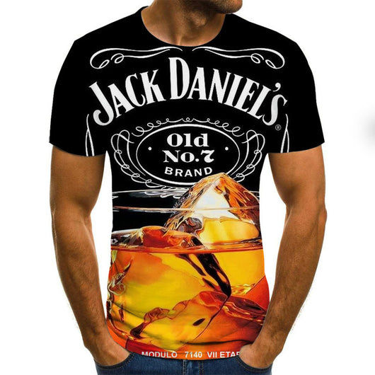 Playera Estampada 3D Personalizada de Verano Manga Corta - Image 2