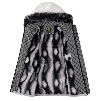 Chaqueta de Invierno para Hombre con Cuello de Pelo - Image 6
