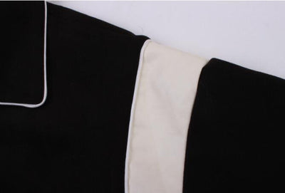 Chaqueta Polo Suelta Negra para Mujer - Diseño Elegante y Cómodo - Image 11
