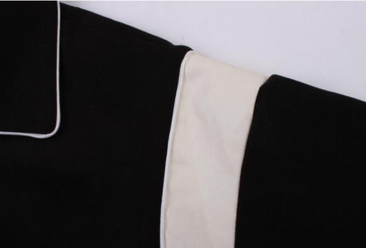 Chaqueta Polo Suelta Negra para Mujer - Diseño Elegante y Cómodo - Image 11