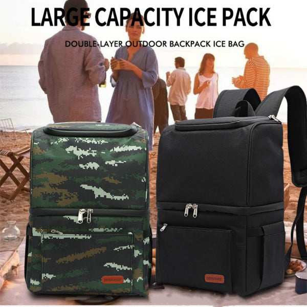 Mochila Térmica Aislada Impermeable para Picnic con Refrigeración