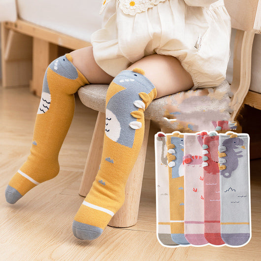 Calcetines Antideslizantes 3D para Bebés y Niños Pequeños sin Talón - Image 9