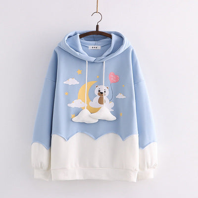 Sudadera Estampado Osito Amor con Colores Vibrantes