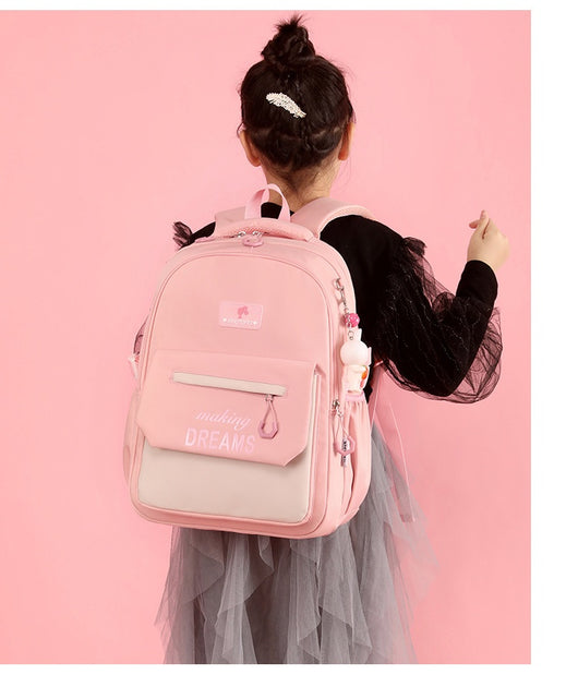 Mochila Escolar Ligera y de Gran Capacidad con Contraste de Colores - Image 18