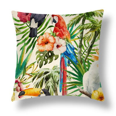 Funda de Almohada Decorativa Serie Tropical en Lino - Image 24