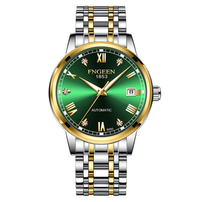 Reloj Automático de Acero Inoxidable Estilo Cinturón Ejecutivo Impermeable con Luminiscencia - Image 11