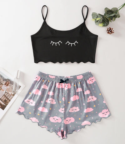Short de Tirantes Estampado para Servicio del Hogar - Image 5