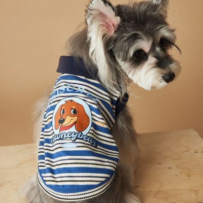 Polo sin Mangas a Rayas para Perros - Chaleco Elegante y Cómodo - Image 6