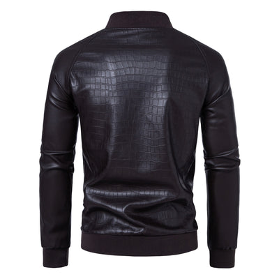 Chaqueta Casual Slim-Fit con Cuello de Pie y Bloques de Color para Hombre - Image 14