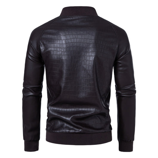Chaqueta Casual Slim-Fit con Cuello de Pie y Bloques de Color para Hombre - Image 14