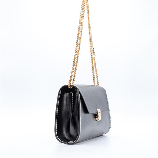 Bolso Bandolera Cuadrado Pequeño con Cadena Sensual - Multiuso para Mujer - Image 3
