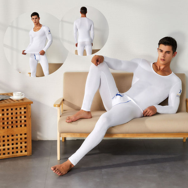 Conjunto Térmico de Algodón Puro para Hombre - Ropa Interior Larga