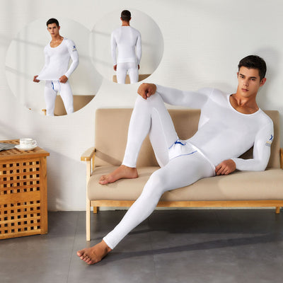 Conjunto Térmico de Algodón Puro para Hombre - Ropa Interior Larga
