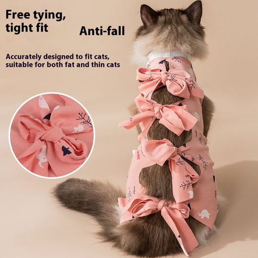 Prenda de Esterilización para Gatos - Protección Respirable Anti-lamido - Image 4