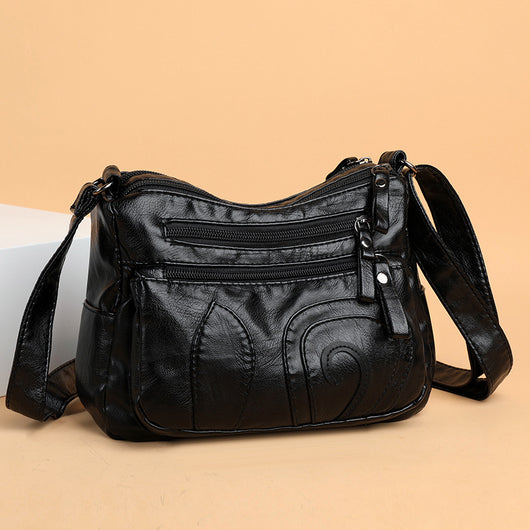 Bolso Bandolera de Cuero Suave para Mujer Madura - Elegancia y Comodidad - Image 6