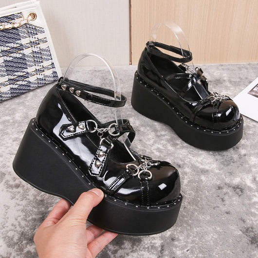 Zapatos Planos Góticos Lolita para Mujer - Image 5