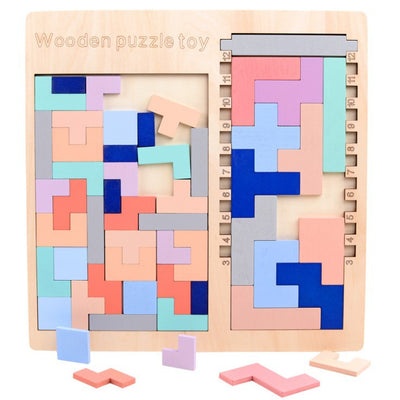 Bloques Magnéticos de Madera para Desarrollo Inteligencia y Pensamiento Lógico - Image 10
