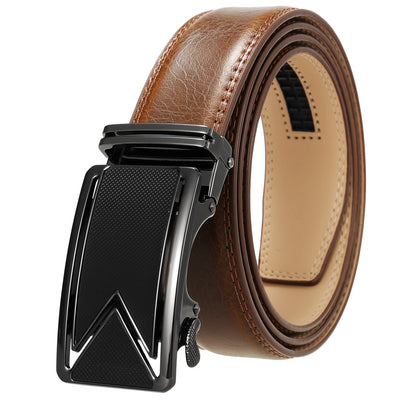 Cinturón de Cuero Bovino Premium con Hebilla Automática de Doble Capa - Image 28