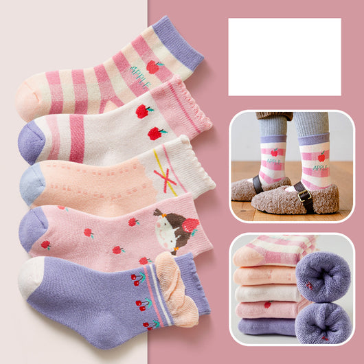 Calcetines Gruesos de Toalla para Bebé con Diseño Infantil - Image 14