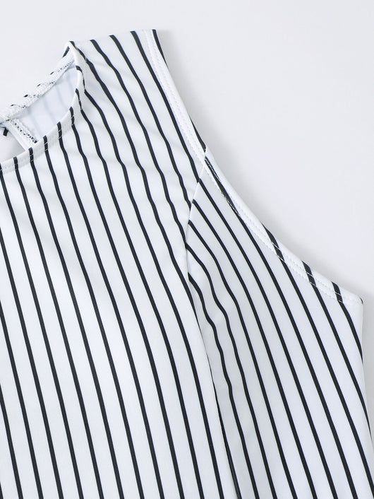 Traje de Baño Enterizo Estampado con Tirantes Ajustables para Mujer - Image 11