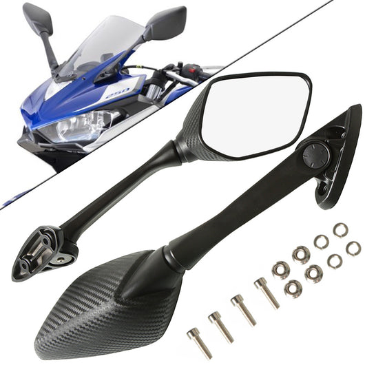 Espejo Retrovisor Deportivo para Motocicletas R3 R25 y Autos de Carreras
