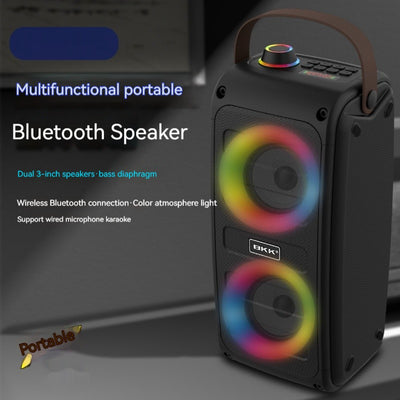 Parlante Portátil Bluetooth con Luces LED Sincronizadas - Image 3