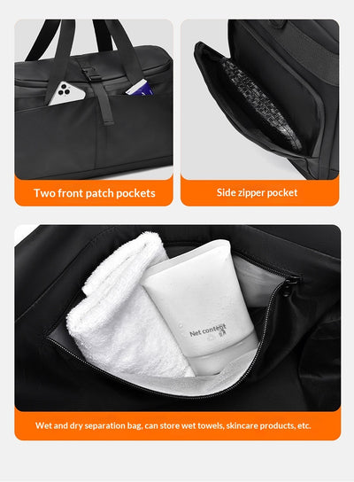 Bolsa de Viaje Fitness Separador Húmedo-Seco para Hombre - Image 15
