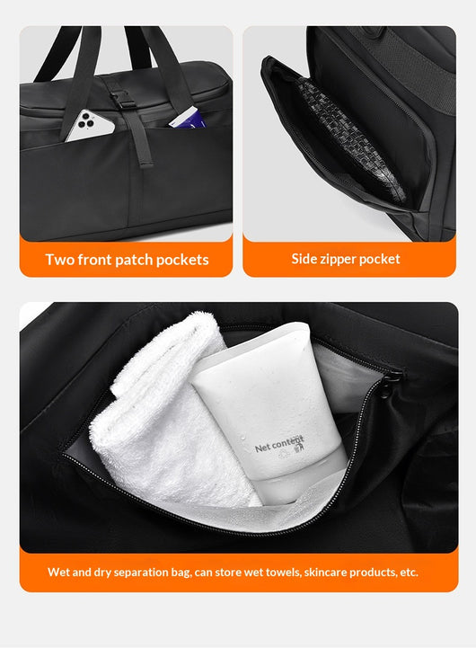 Bolsa de Viaje Fitness Separador Húmedo-Seco para Hombre - Image 15