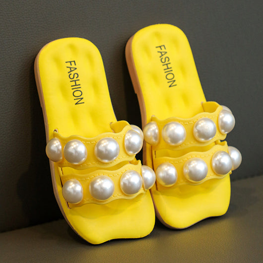 Sandalias Personalizadas con Perlas para Niñas - Image 4