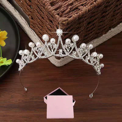 Corona Nupcial de Perlas - Tiara de Lujo para Novia - Image 4