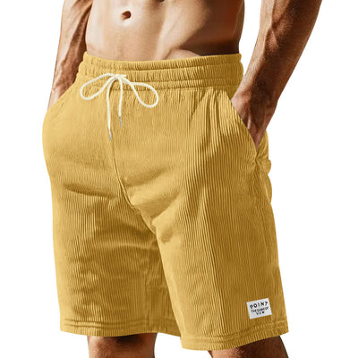 Shorts Holgados de Lino para Hombre - Corte Recto y Cierre de Cordones - Image 24