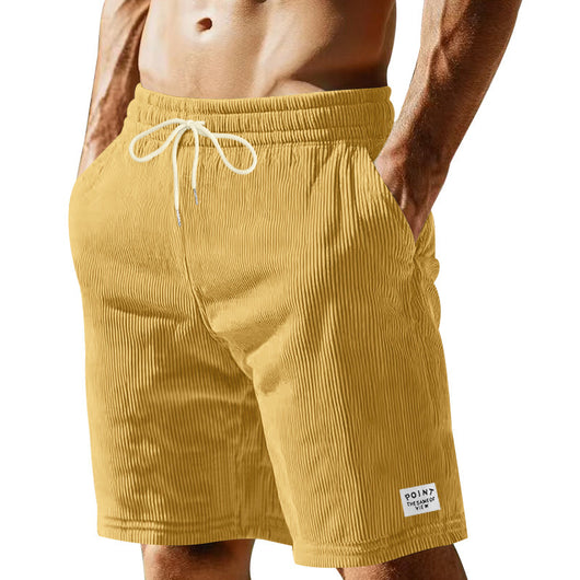Shorts Holgados de Lino para Hombre - Corte Recto y Cierre de Cordones - Image 24