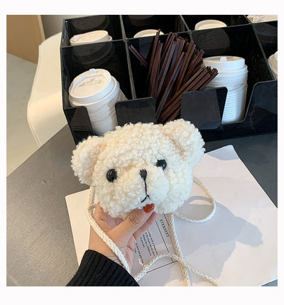 Bolsa Bandolera Infantil Cabeza de Oso de Peluche - Image 17