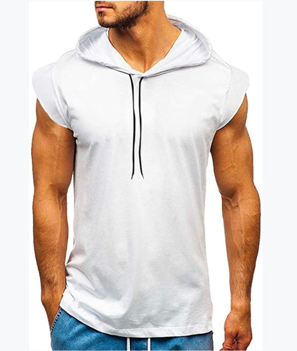 Musculosa Deportiva con Capucha y Cordones