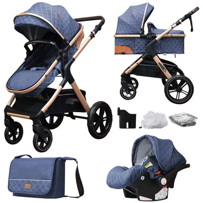 Carrito Multifuncional Plegable para Bebé - Ligero y Versátil - Image 7