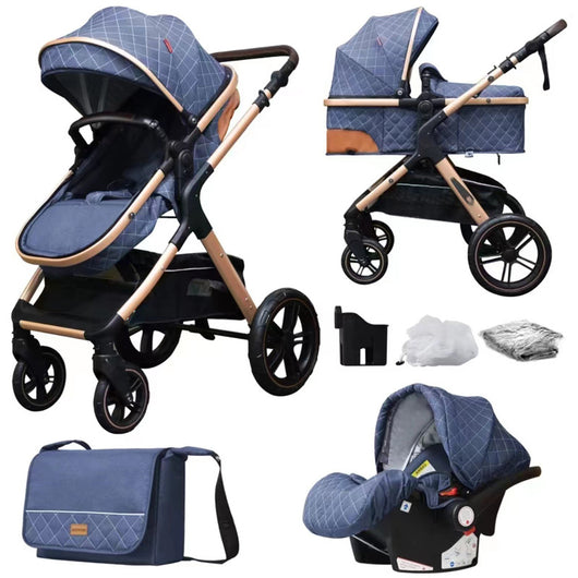 Carrito Multifuncional Plegable para Bebé - Ligero y Versátil - Image 7