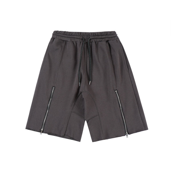 Shorts Casuales con Cierre Lateral y Abertura Moderna - Image 3