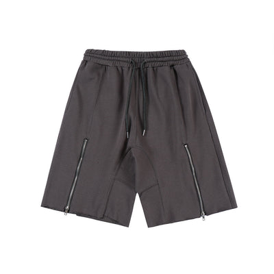 Shorts Casuales con Cierre Lateral y Abertura Moderna - Image 3